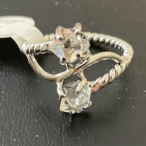 Herkimer diamond ring